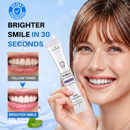 VioletGlow — Brighter-Looking Teeth in 30 Seconds