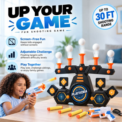 Playvora — The Screen-Free Floating Target Challenge