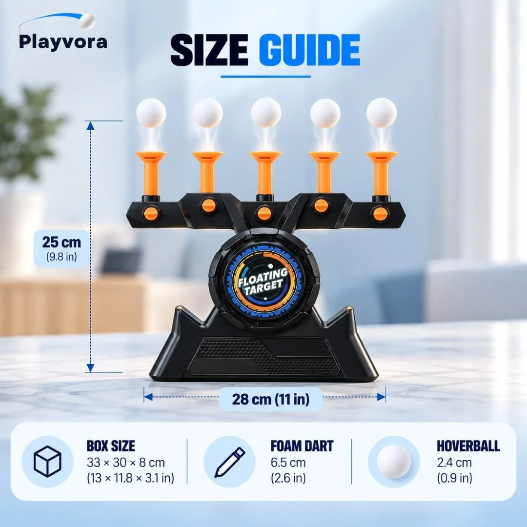 Playvora — The Screen-Free Floating Target Challenge